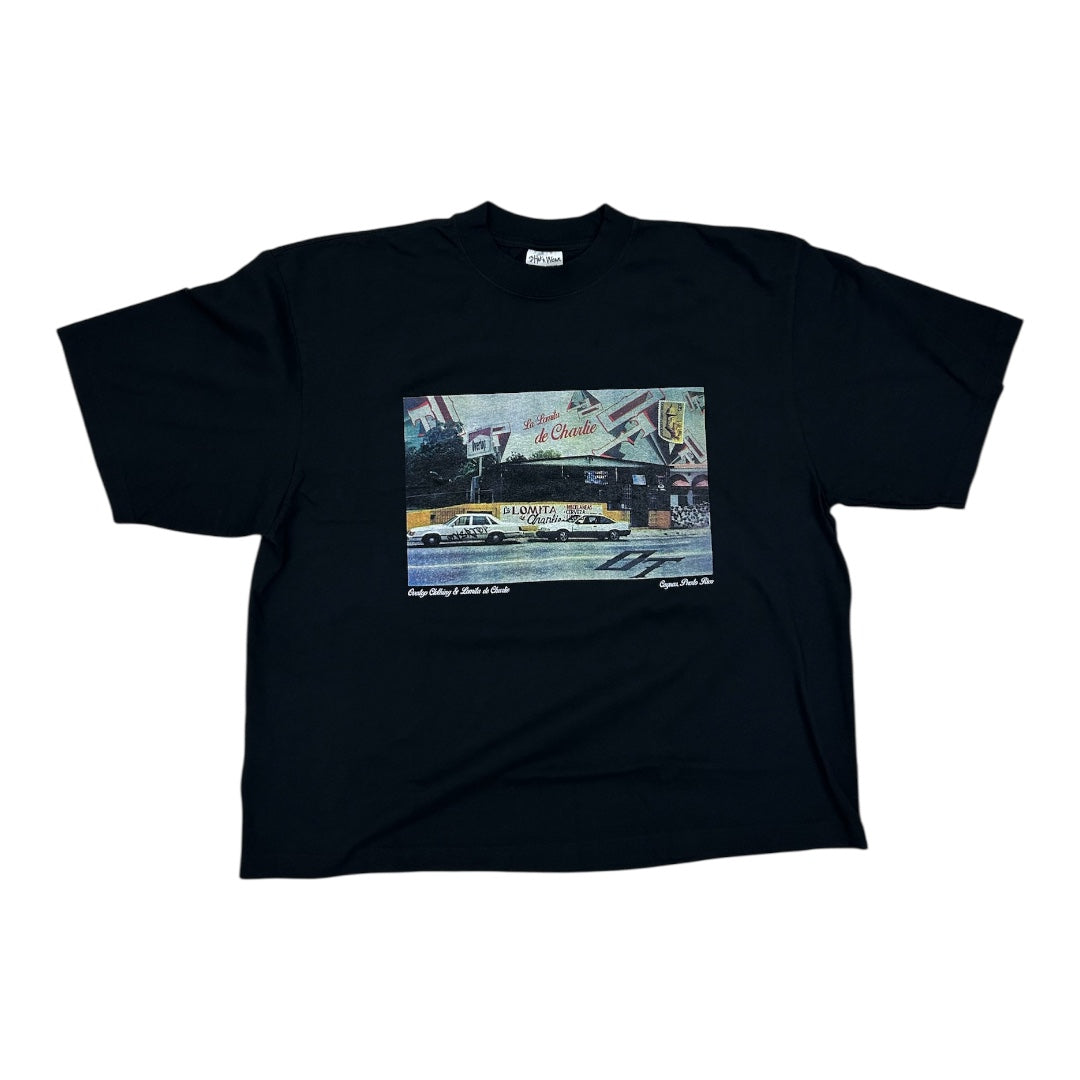 Lomita de Charlie X Over Top Black Shirt