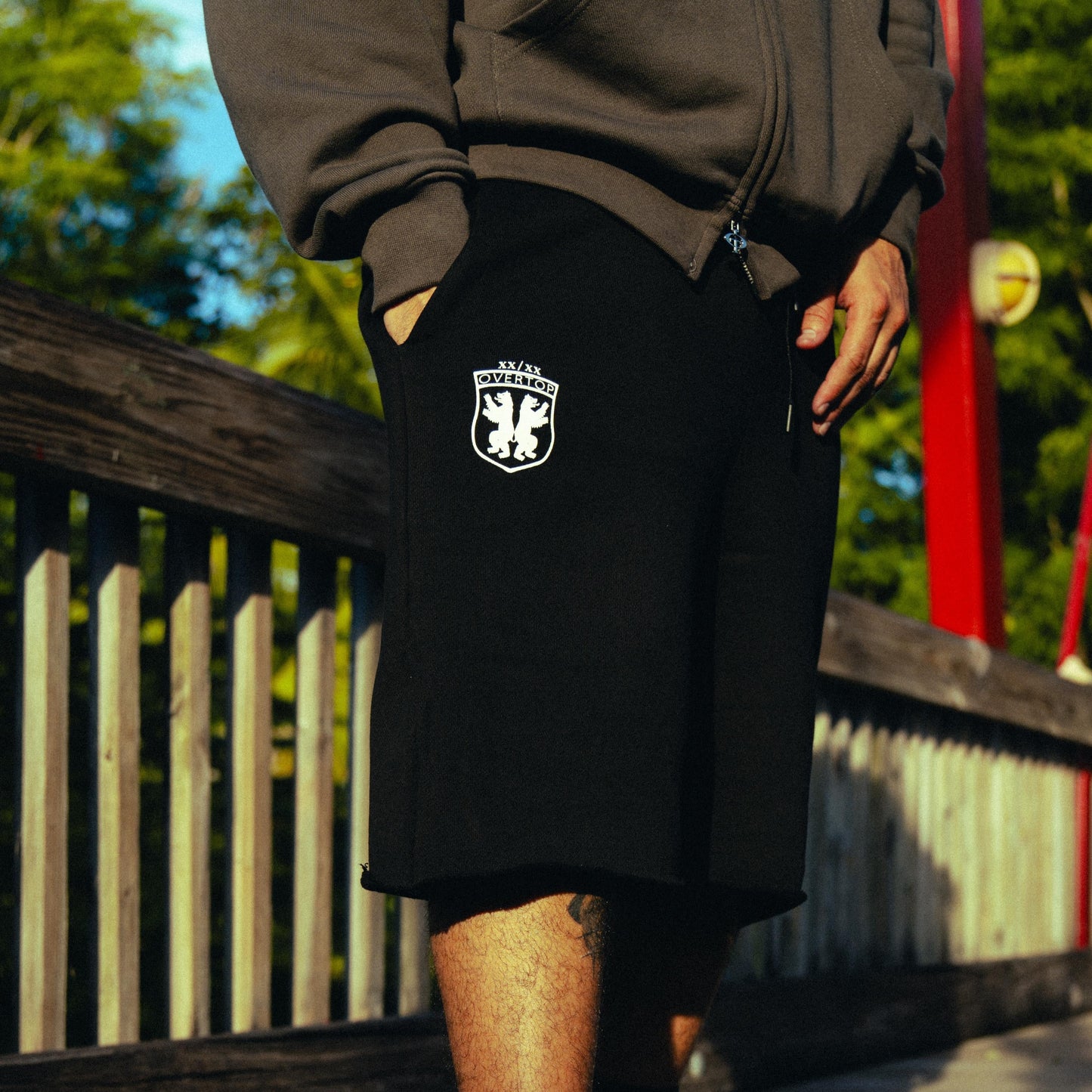 Black Sweat Short