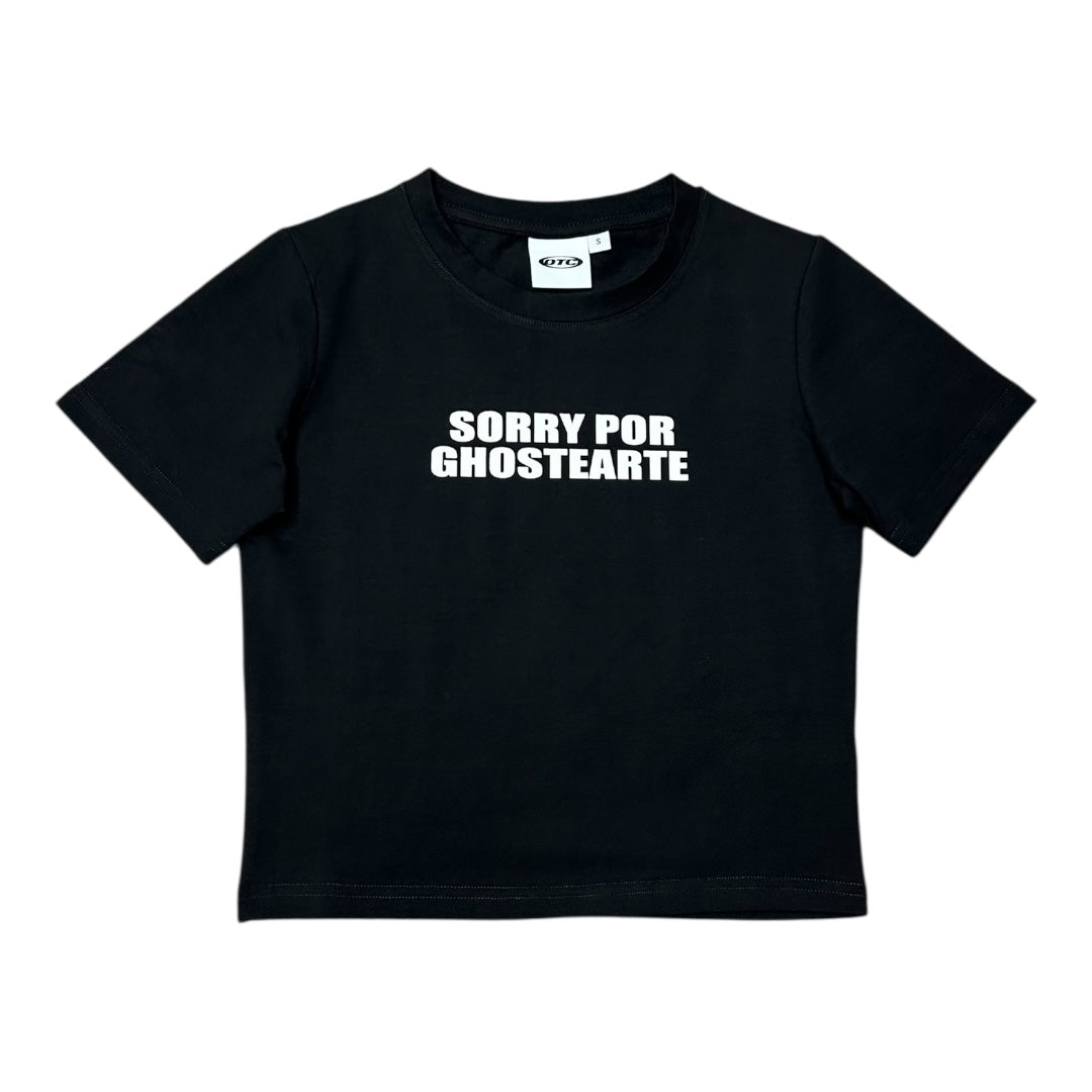 Sorry Por Ghostearte Baby Tee