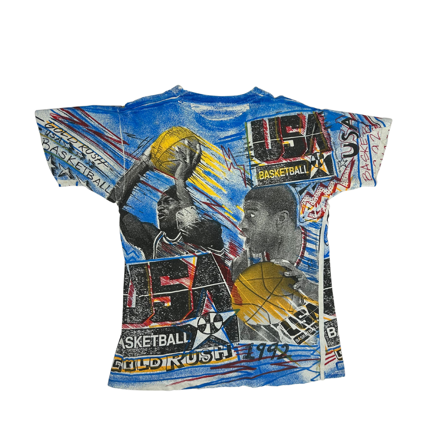 1992 Magic Johnson & Michael Jordan AOP Shirt